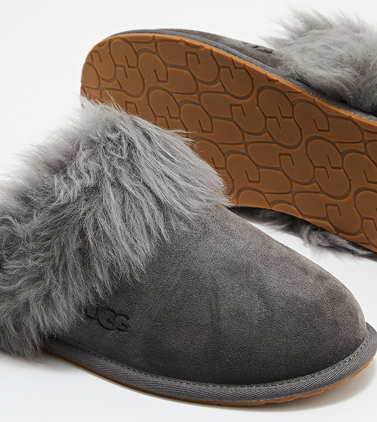 SCUFF SIS Fur Detail Home Slippers