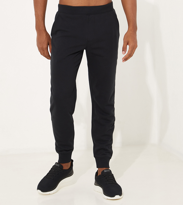 SKECH-SWEATS Solid Knit Joggers