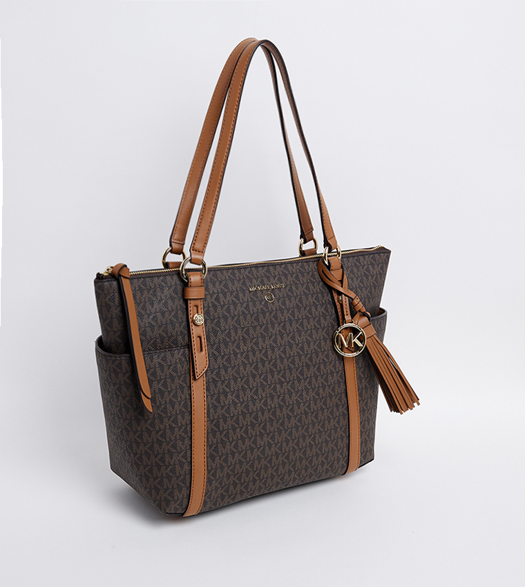 MIRELLA Monogram Patterned Satchel Bag