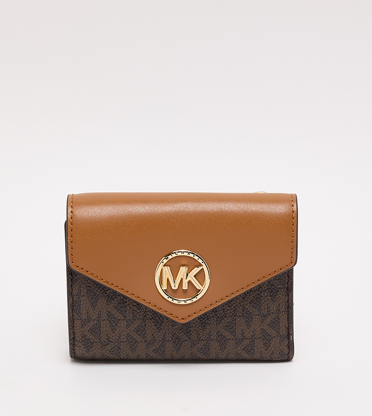 Buy Michael Kors Logo Detail Wallet In Brown 6thStreet Saudi Arabia