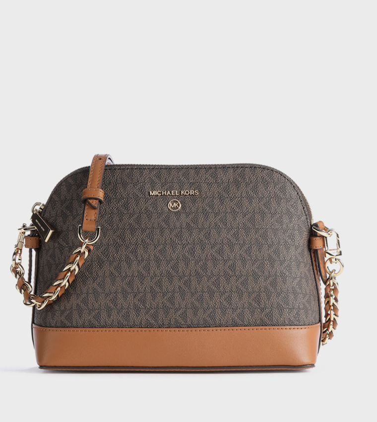 Monogram Patterned Crossbody Bag