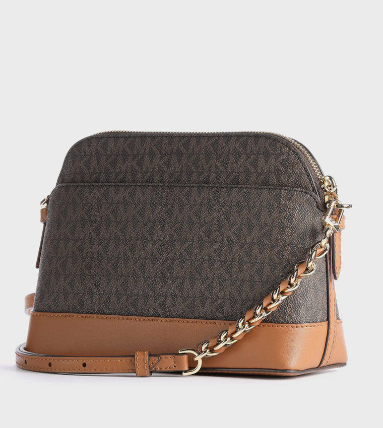 Monogram Patterned Crossbody Bag