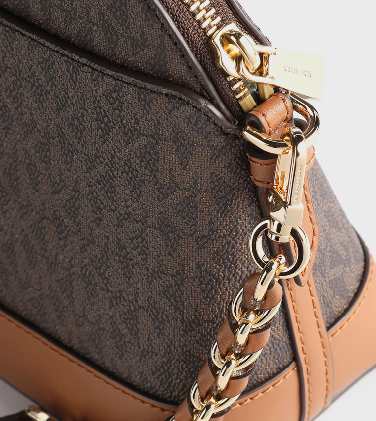 Monogram Patterned Crossbody Bag