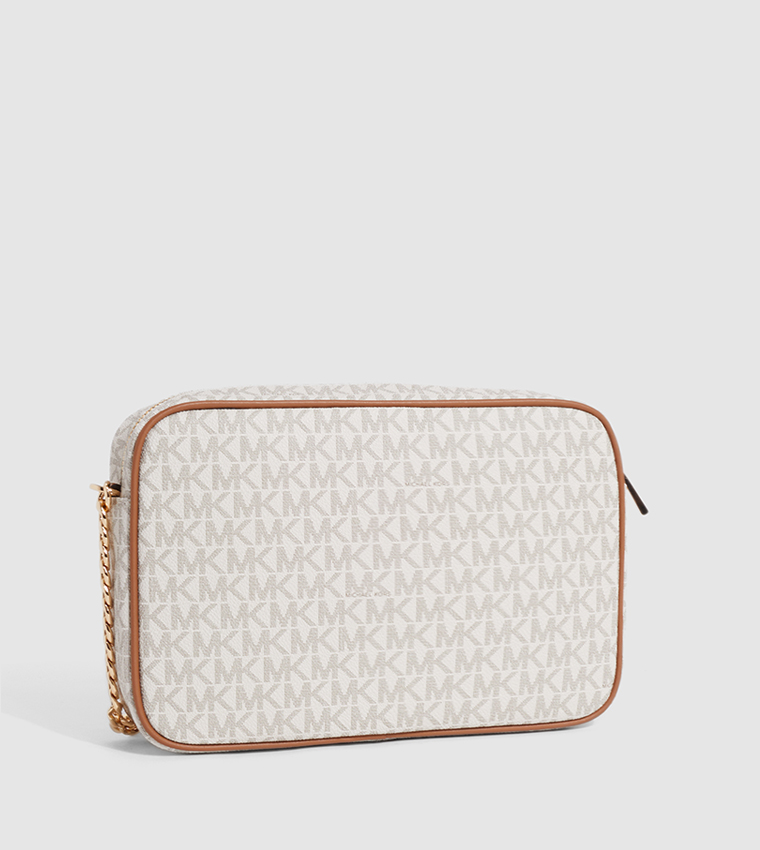 JET SET Monogram Patterned Crossbody Bag
