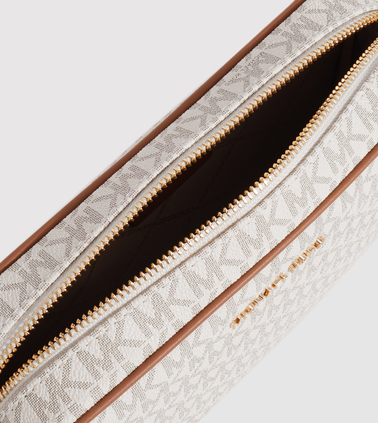 JET SET Monogram Patterned Crossbody Bag