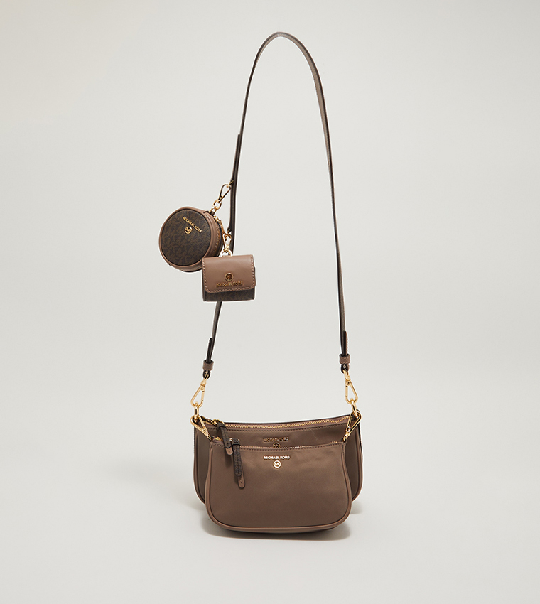 Logo Detailed Crossbody Bag with Coin Purse