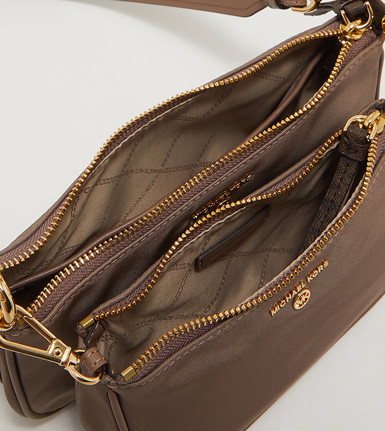 Logo Detailed Crossbody Bag with Coin Purse