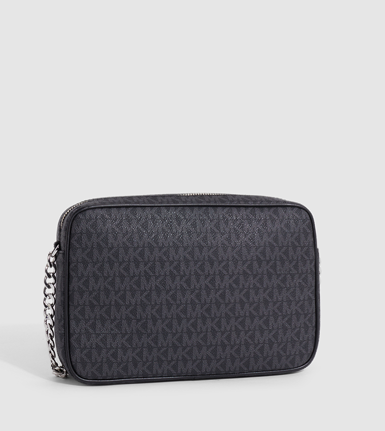 JET SET Monogram Patterned Crossbody Bag