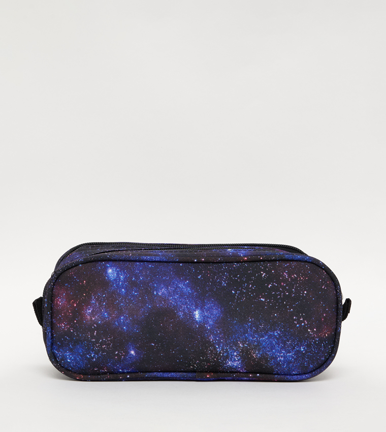 Printed Zip Closure Pencil Pouch