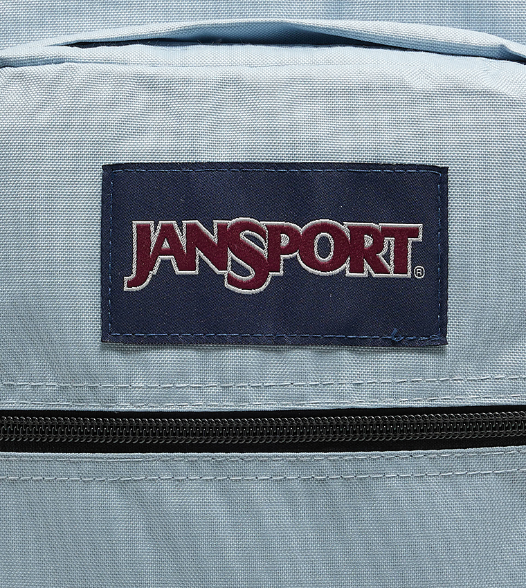 Buy Jansport Logo Badge Zipper Backpack In Blue 6thStreet UAE