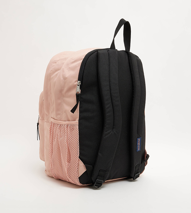 Logo Badge Zipper Backpack