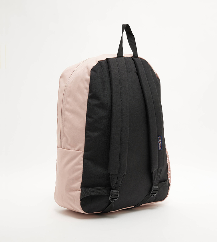 Logo Badge Zipper Backpack
