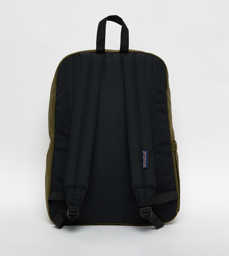 Label Detail Front Pocket Backpack
