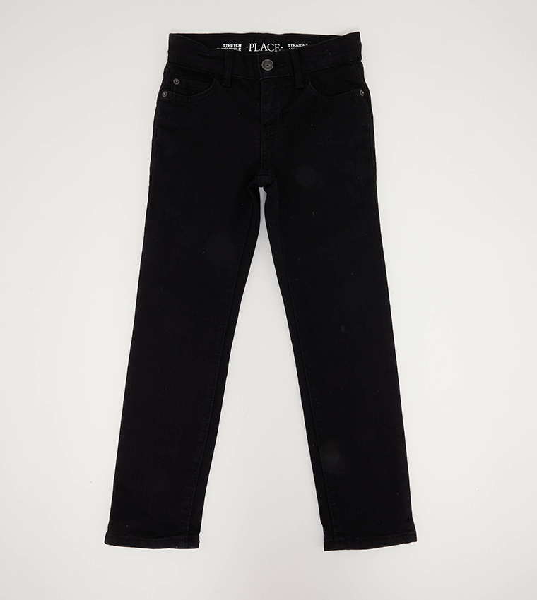 Boys Stretch Straight Fit Jeans