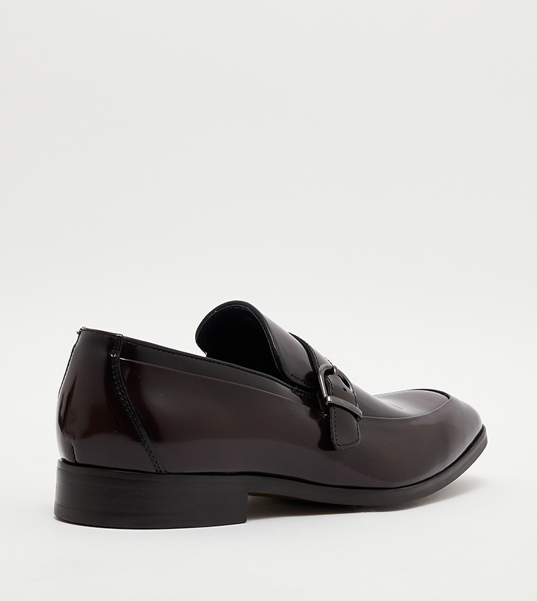 Steve madden hot sale leather slip ons