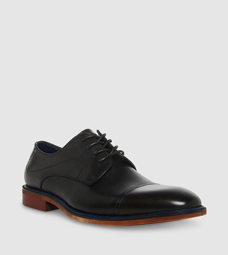 Derby shoes men sales black