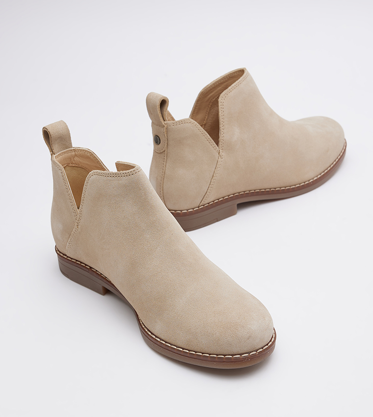 MAZIN CAYTO Round Toe Boots