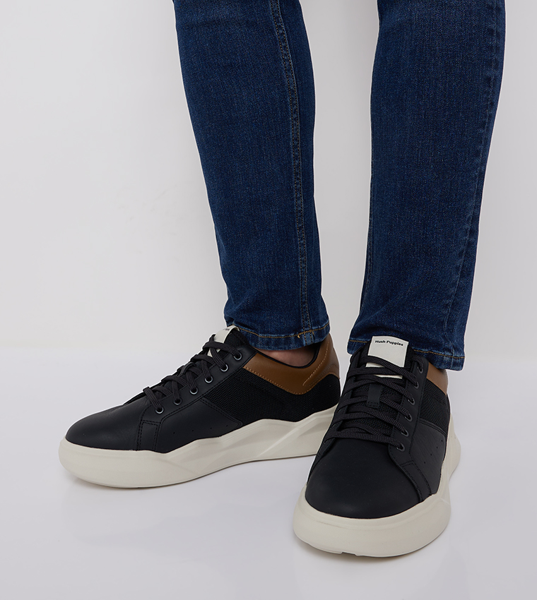 Knitted Lace-Up Shoes