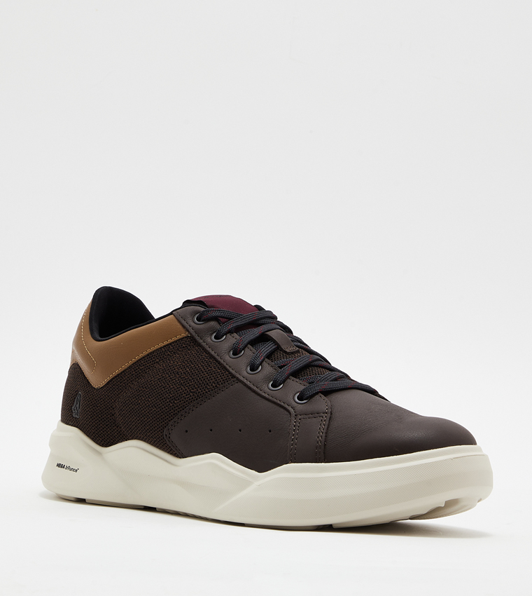 Knitted Lace-Up Shoes