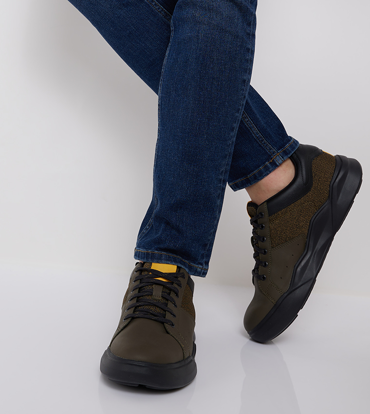 Knitted Lace-Up Shoes