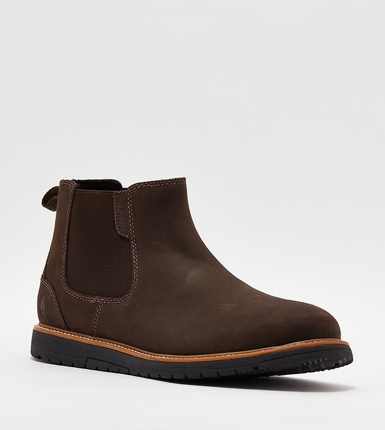 Buy Hush Puppies JENSON Ankle Length Chelsea Boots In Brown | 6thStreet ...