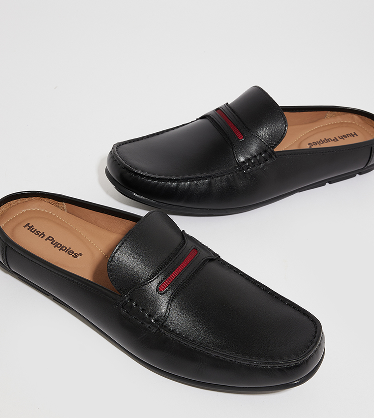 ALFRED Textured Square Toe Loafers
