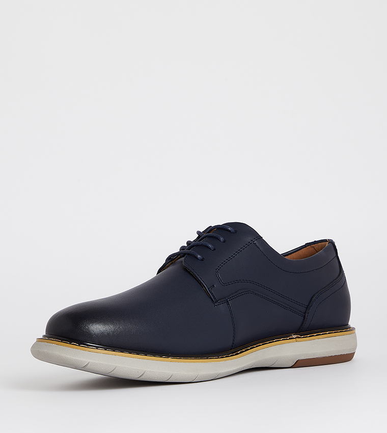 PERU Round Toe Lace-Up Shoes
