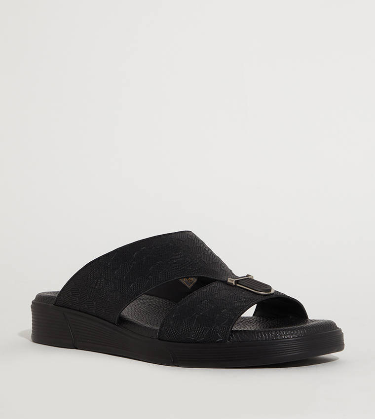 YUSIF Textured Arabic Sandals