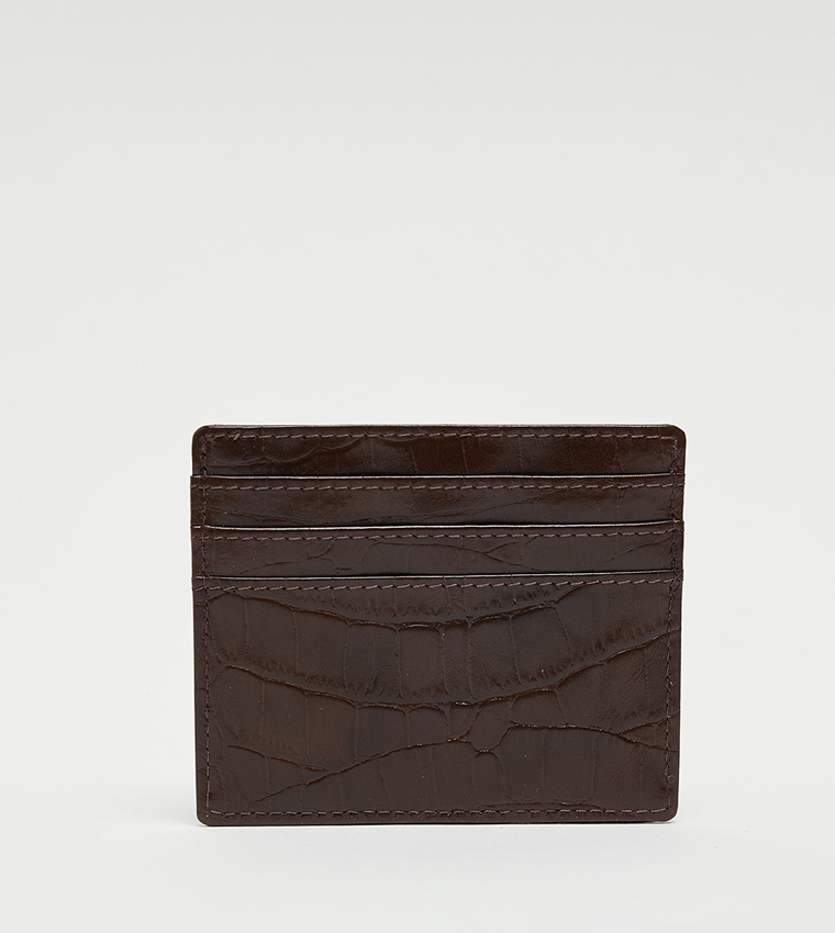 Textured Leather Cardholder