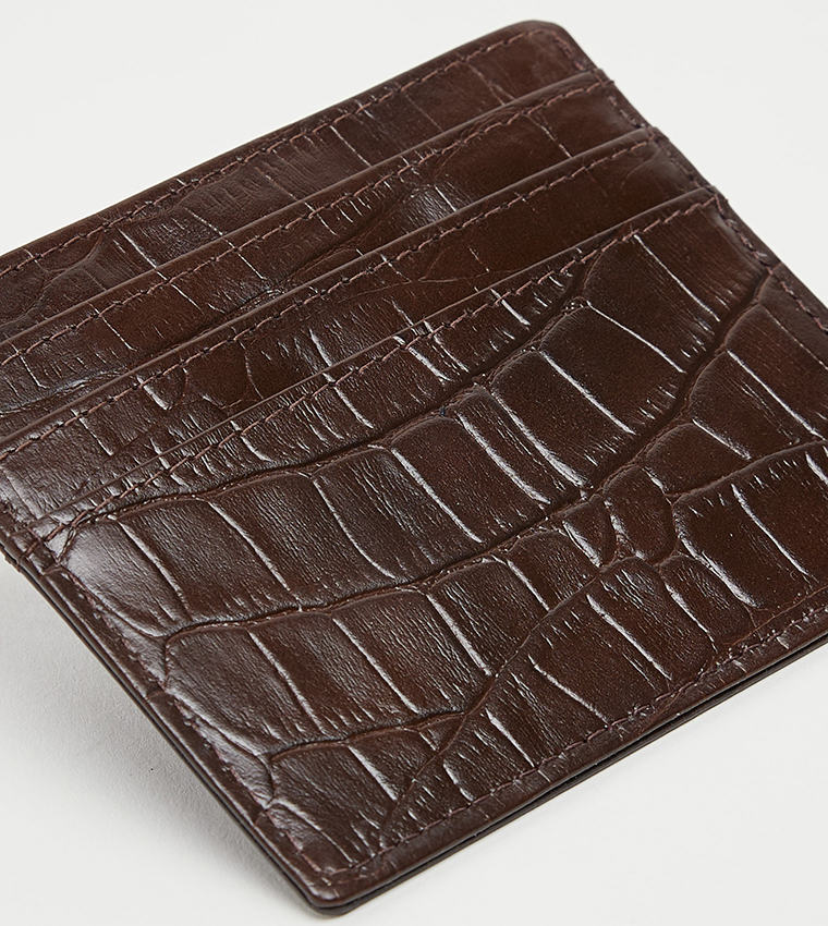 Textured Leather Cardholder