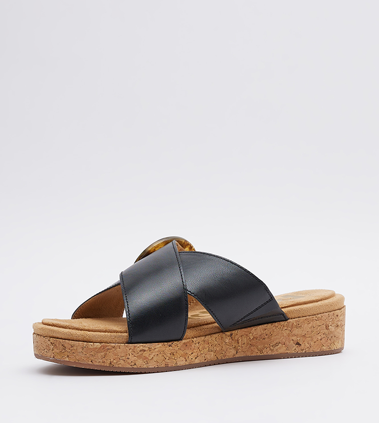 JUNE Open Toe Flat Sandals