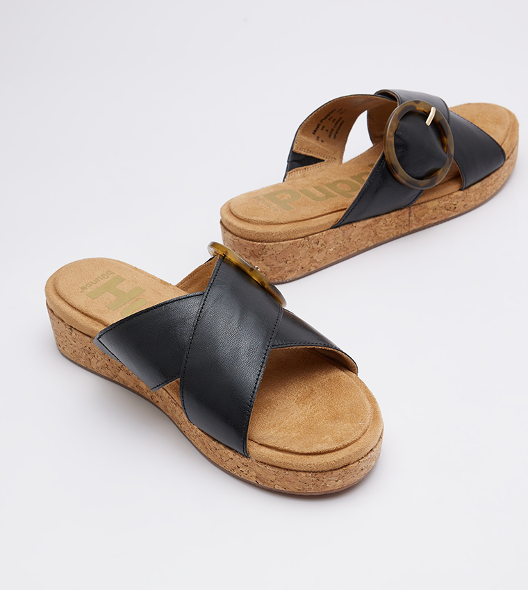 JUNE Open Toe Flat Sandals