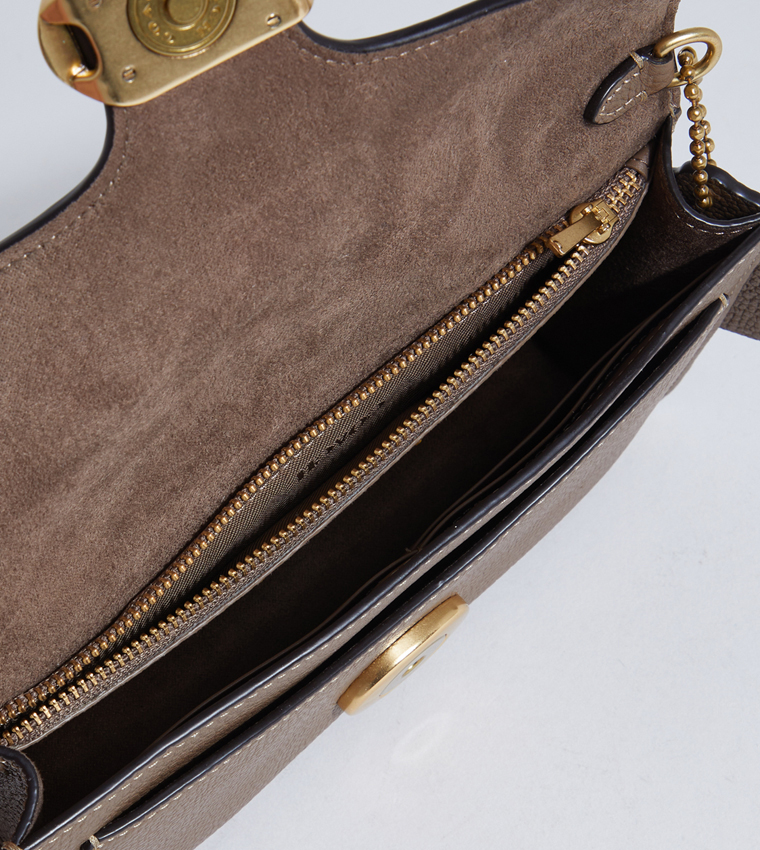 Buy COACH TABBY Chain Strap Clutch In Brown 6thStreet UAE