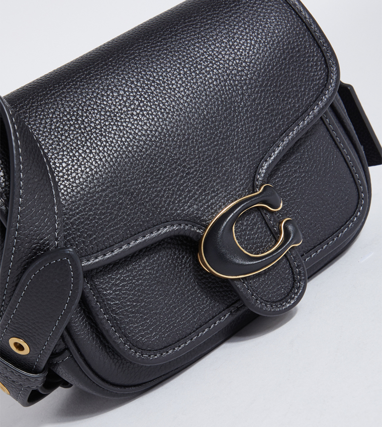 Buy COACH TABBY 19 Textured Crossbody Bag In Black | 6thstreet Saudi Arabia