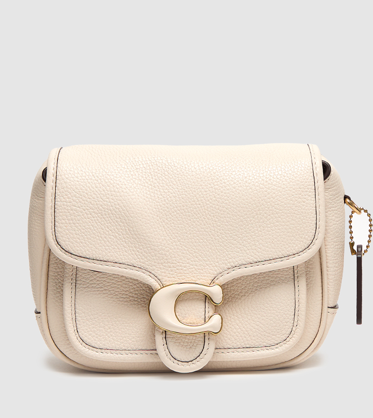 Textured Flap Crossbody Bag
