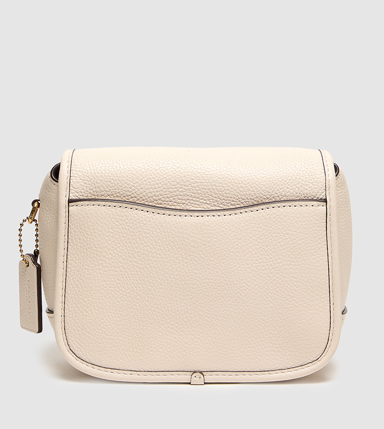 Textured Flap Crossbody Bag