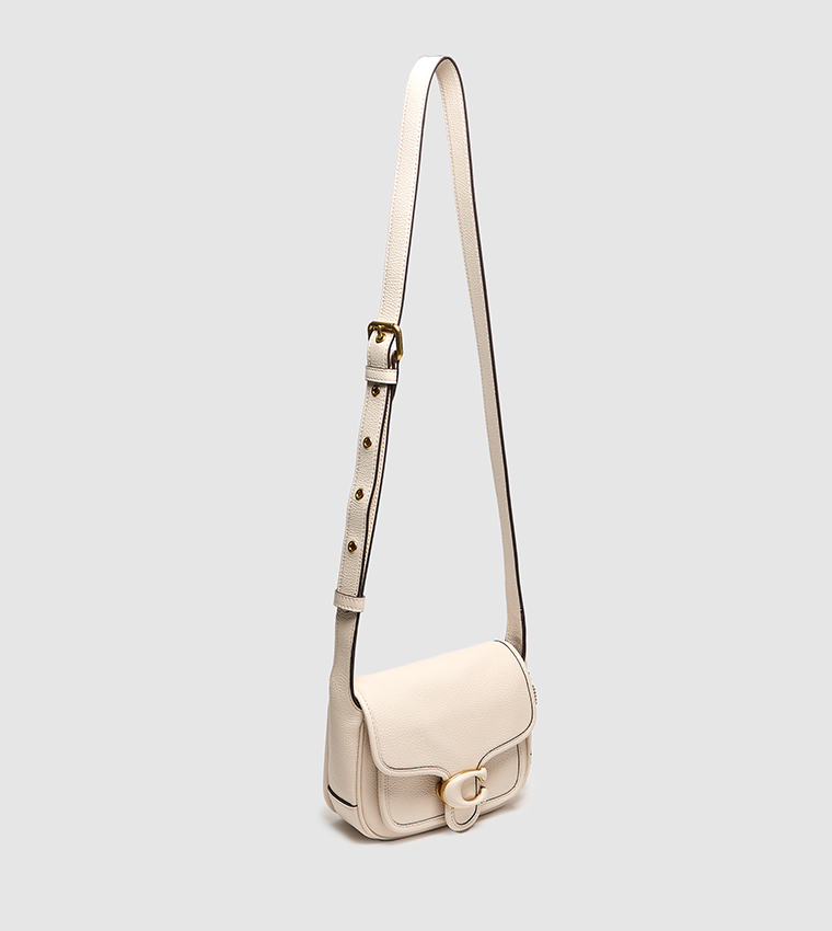 Textured Flap Crossbody Bag
