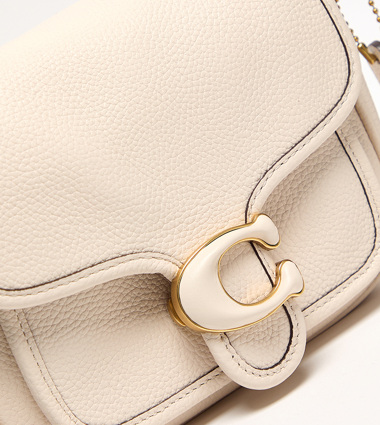 Textured Flap Crossbody Bag