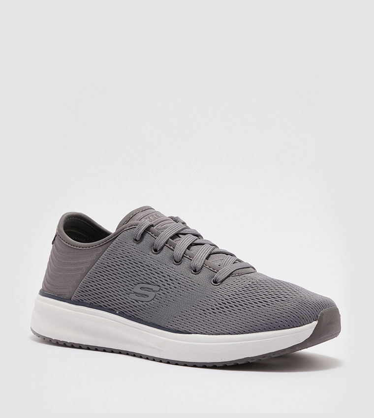 Buy Skechers USA Mid Top Sneaker In Grey 6thStreet Bahrain