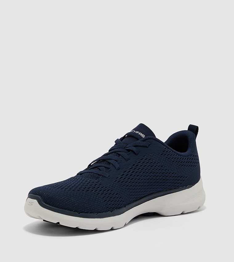 Navy blue walking sneakers online