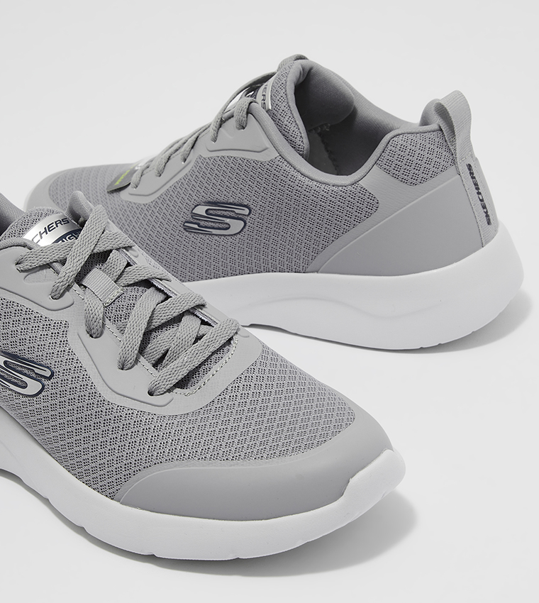 Skechers dynamight hot sale grey