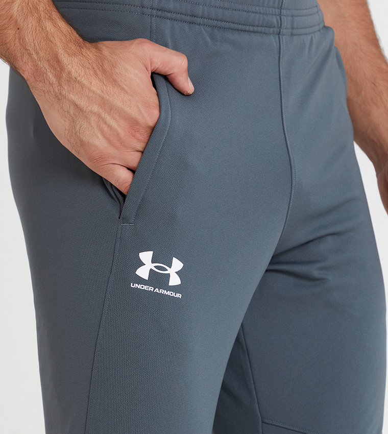 Under Armour Pique Track Pants Pitch Gray/White 1366203-012 - Free Shipping  at LASC