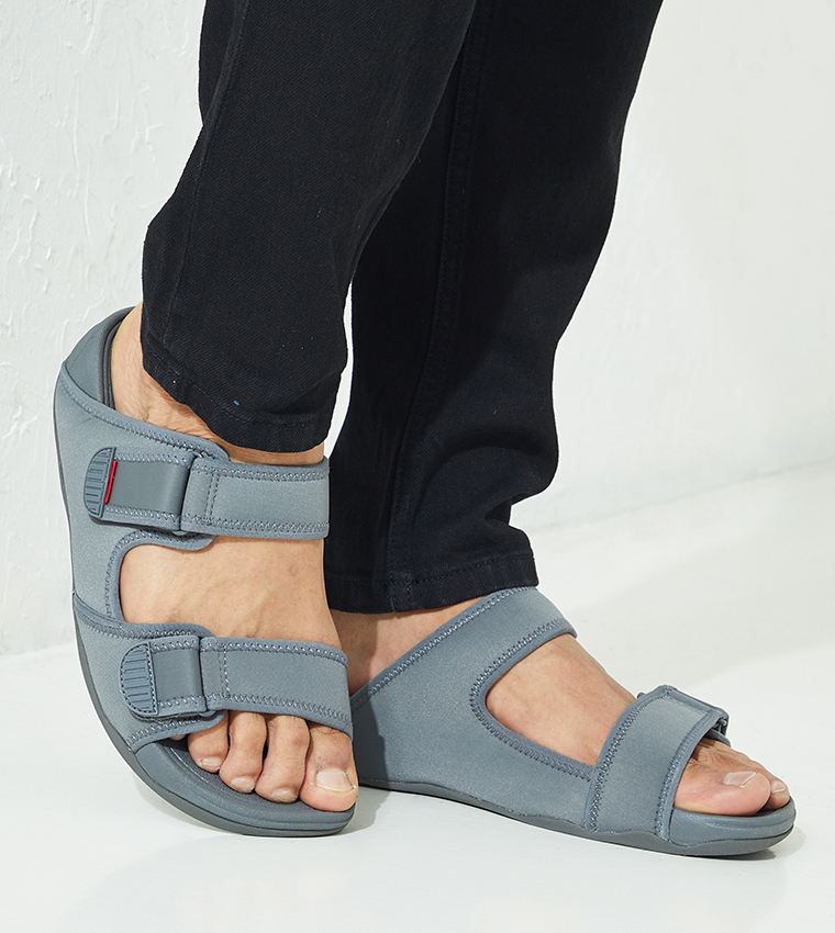 Buy FitFlop Gogh Moc Casual Slides In Grey 6thStreet Qatar