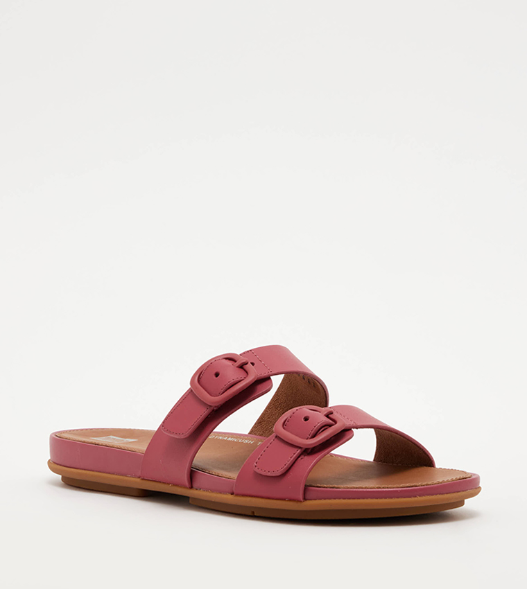 Fitflop duo cheap buckle slide sandals