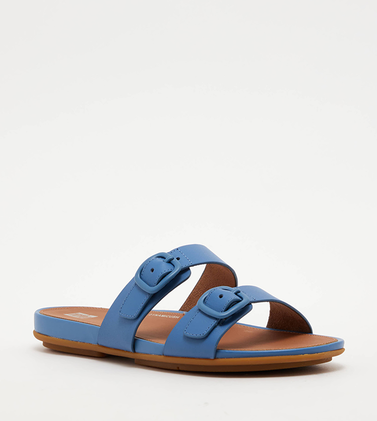 Fitflop duo buckle online slide sandals