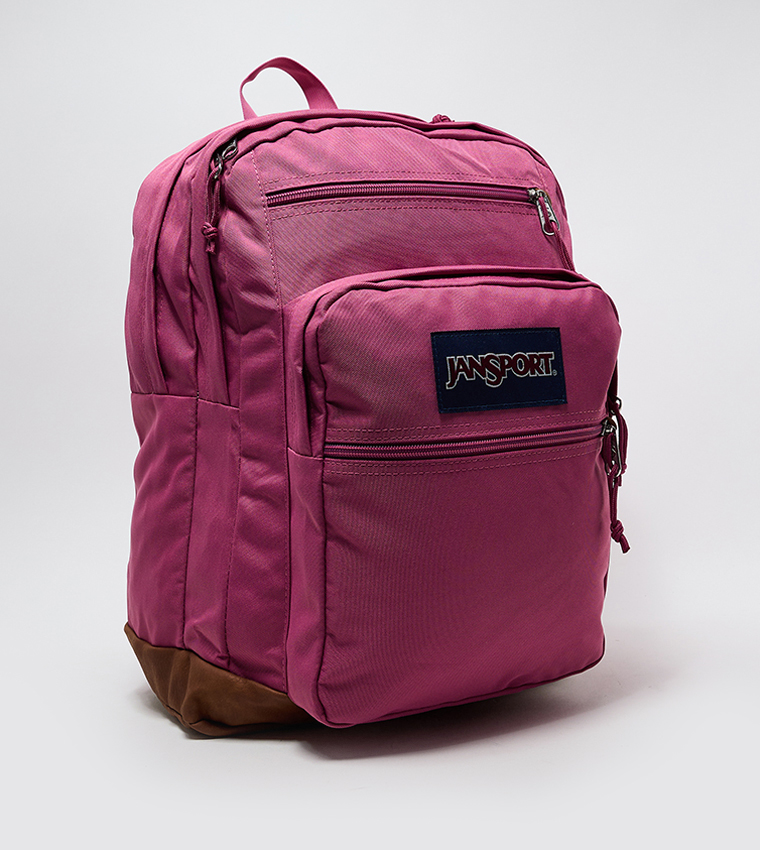 Label Detail Front Pocket Backpack