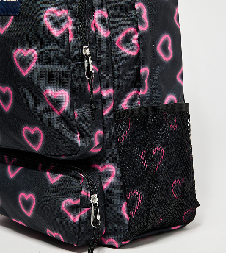 Printed Front Pocket Backpack