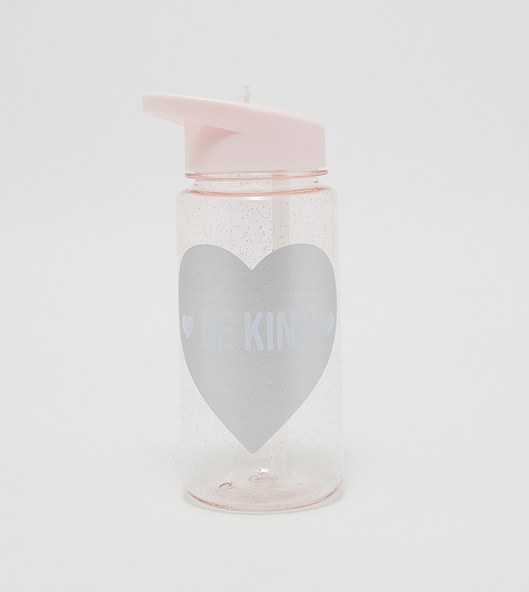 Girls Be Kind Heart Water Bottle