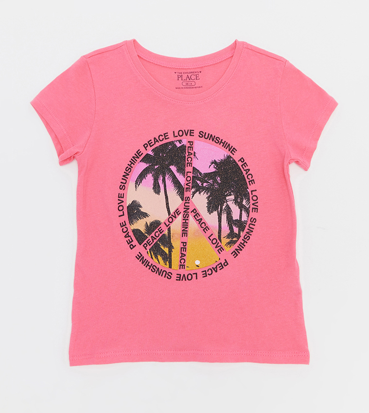 Girl's Graphic Printed T-shirt