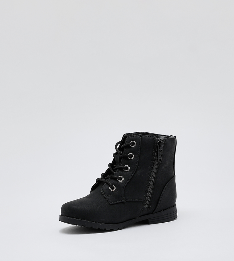 Children's lace sale up boots